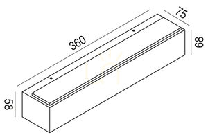 Kinkiet zewnętrzny GES963C Grafitowy Gea Luce IP65 small 1