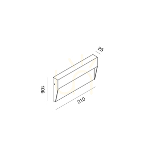 Oświetlenie schodowe GES1172C Gea Luce IP65 small 1