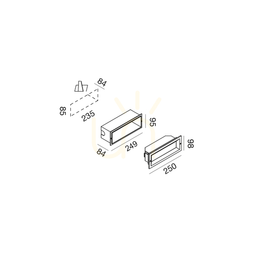 Sprawdź Oświetlenie schodowe GES1190N Gea Luce IP65