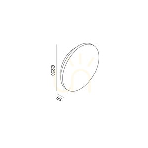Kinkiet zewnętrzny GES2082 Brązowy Gea Luce IP65 small 1