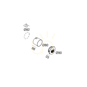 Grafitowa oprawa schodowa wpuszczana LED Gea Luce GES2111N 3 W 4000 K IP65 small 1