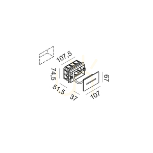 Oświetlenie schodowe GES2141 Grafitowy Gea Luce IP54 small 1