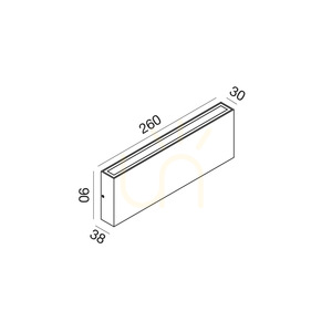 Kinkiet zewnętrzny Gea Luce GES2215 brązowy LED 2 × 10 W IP65 1 Kinkiet zewnętrzny Gea Luce GES2215 brązowy LED 2 × 10 W IP65 small 1