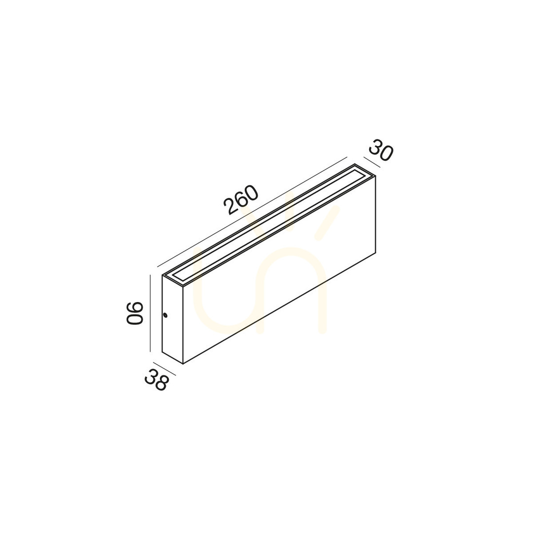 Zobacz Kinkiet zewnętrzny Gea Luce GES2215 brązowy LED 2 × 10 W IP65 Kinkiet zewnętrzny Gea Luce GES2215 brązowy LED 2 × 10 W IP65