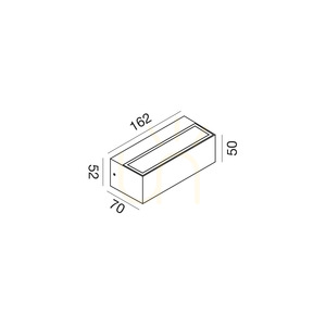 Kinkiet zewnętrzny GES2242 Brązowy Gea Luce IP65 small 1