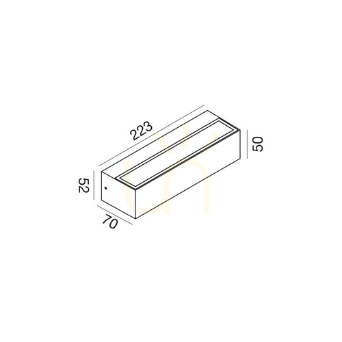 Sprawdź Kinkiet zewnętrzny GES2245 Brązowy Gea Luce IP65