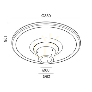 Głowica latarni ogrodowej LED GES2250N Czarny Gea Luce IP65 small 1