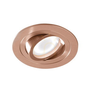Oczko sufitowe Gea Luce GFA094 uchylne miedź szczotkowana GU10 Ø9,3 cm small 0