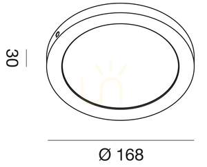Plafon GFA761C Biały Gea Luce small 1
