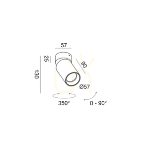 Plafon GFA1394 Biały Gea Luce small 1