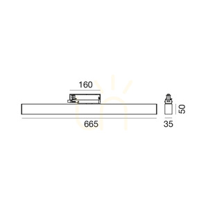 Lampa do szynoprzewodów GFA1760N Biały Gea Luce small 1