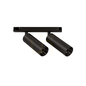 Reflektor na szynoprzewód magnetyczny 48V GFA1831 2x8W 3000K czarny Gea Luce small 0