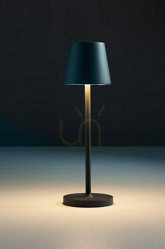 Sprawdź Lampa stołowa bezprzewodowa Gea Luce GLS030, LED 3 W, 300 lm, 3000 K, IP54, antracytowa