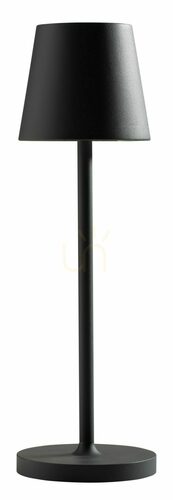 Sprawdź Lampa stołowa bezprzewodowa Gea Luce GLS030, LED 3 W, 300 lm, 3000 K, IP54, antracytowa