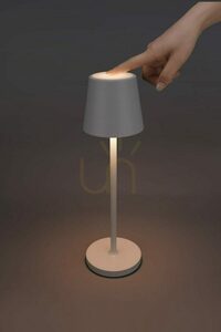 Lampa stołowa bezprzewodowa Gea Luce GLS032, LED 3 W, 300 lm, 3000 K, IP54, biała small 1