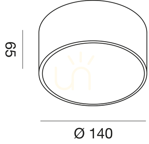 Plafon GPL241N Biały Gea Luce small 1