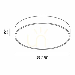 Plafon GPL272C Czarny Gea Luce small 1