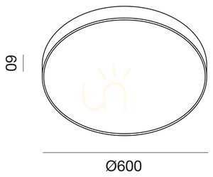 Plafon GPL302N Biały Gea Luce small 1