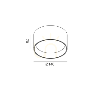 Plafon GPL334H Biały Gea Luce small 1