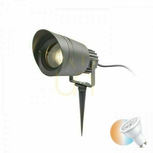Sprawdź Reflektor Zewnętrzny Cordoba Na Klinie Antracyt 230 V Gu10 35 W Ip54