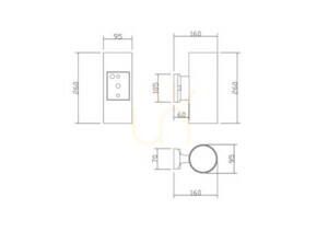 Kinkiet zewnętrzny RANDO O419WL-02W IP54 Maytoni small 6