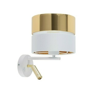 Kinkiet TK-Lighting Hilton 2x E27 G9 biało-złoty 28 cm