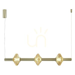 Złota Lampa Wisząca Padre Gold 18 W Led small 4