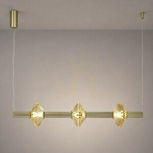 Złota Lampa Wisząca Padre Gold 18 W Led small 0