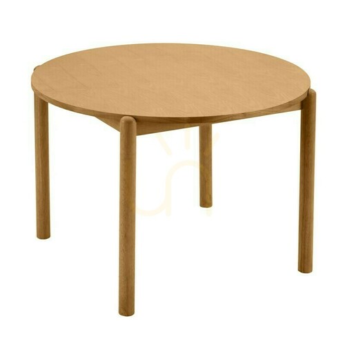 Sprawdź Stół jadalny OKO 110,5 cm, okrągły, w kolorze naturalnym Nova Nook