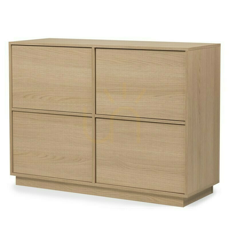 Obejrzyj Czterodrzwiowa komoda WASABI, dąb Lindberg Nova Nook Czterodrzwiowa komoda WASABI, dąb Lindberg Nova Nook