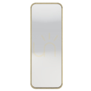 Lustro ścienne Nova Nook SIMPLE II w naturalnej drewnianej ramie, 60 × 160 cm small 0