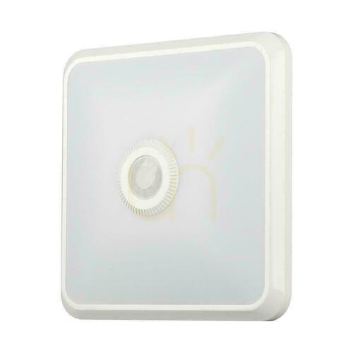Sprawdź Oprawa sufitowa plafoniera V-TAC 12W LED CREE CHIP 25x25cm czujnik ruchu CCT kwadratowy biały VT-81003 1100lm 6 lat gwarancji