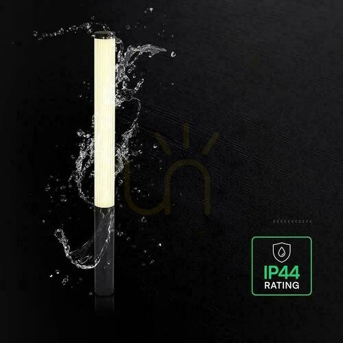Sprawdź Słupek ogrodowy V-TAC 80CM LED 24W IP44 czarny VT-10181 3000K 3400lm