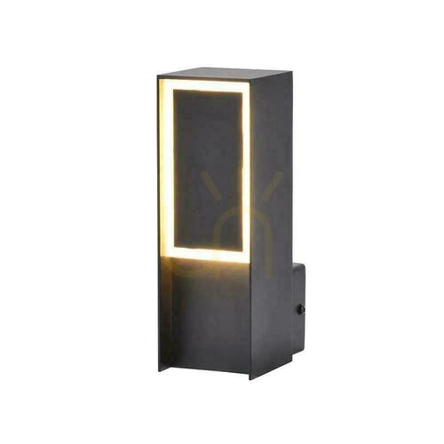 Sprawdź Oprawa ścienna elewacyjna V-TAC LED 5W IP44 czarna VT-10189 3000K 700lm