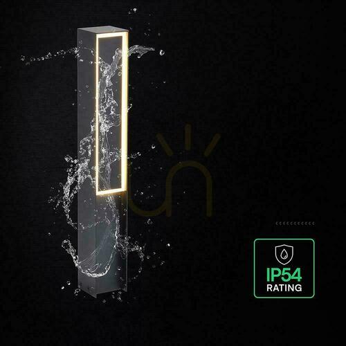 Sprawdź Słupek ogrodowy V-TAC 50CM LED 8W IP54 czarny VT-10190 3000K 1100lm