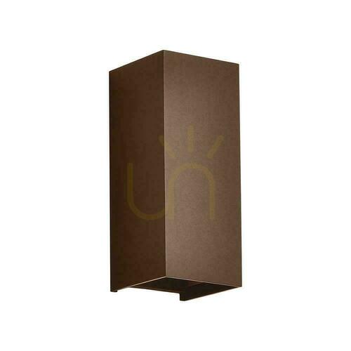 Sprawdź Oprawa ścienna V-TAC 10W LED COB brąz corten IP65 CCT zmiana barwy VT-120112-C 2700K-3200K-4000K 1250lm