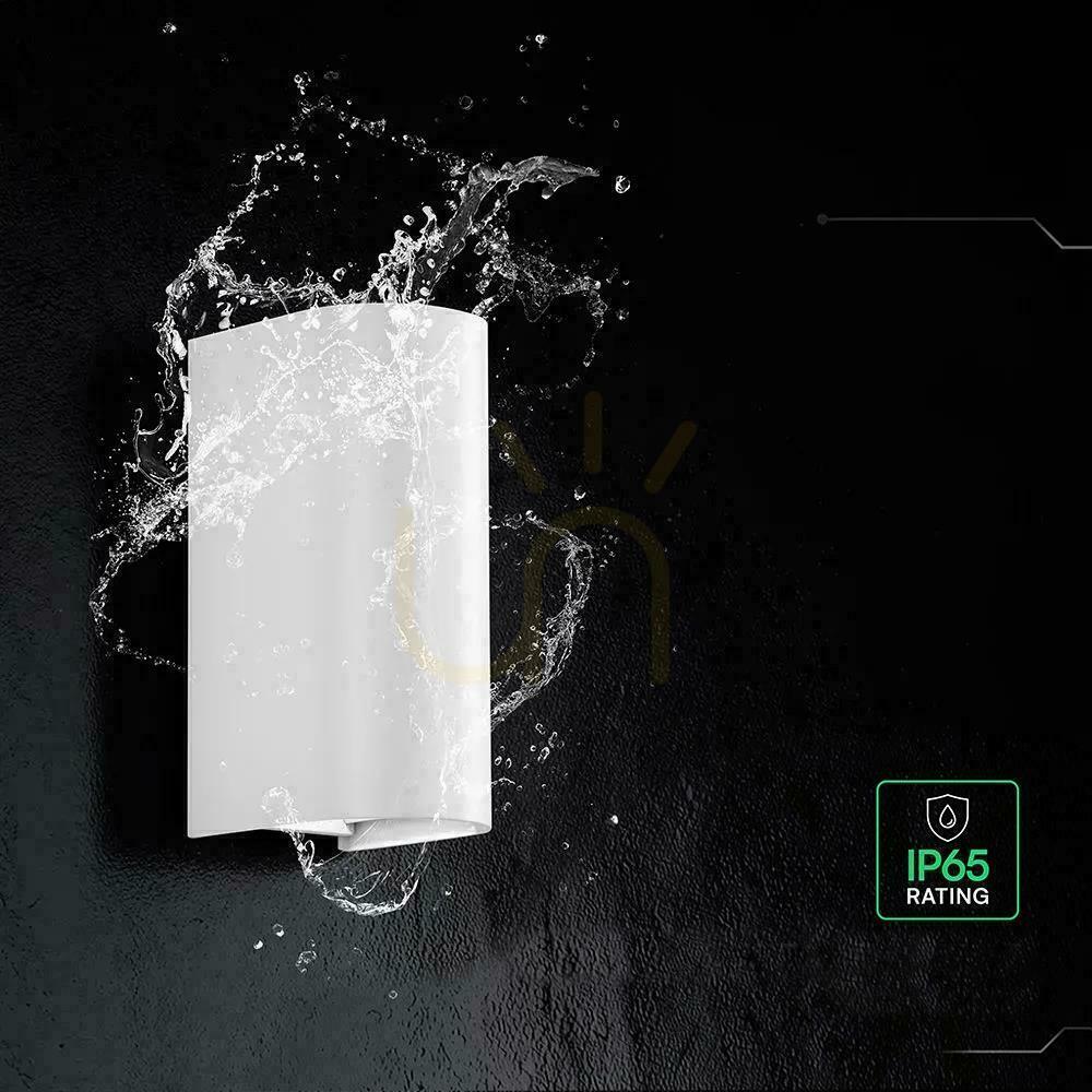 Wyświetl Oprawa ścienna V-TAC 10W LED COB biała IP65 CCT zmiana barwy VT-120113 2700K-3200K-4000K 1250lm Oprawa ścienna V-TAC 10W LED COB biała IP65 CCT zmiana barwy VT-120113 2700K-3200K-4000K 1250lm