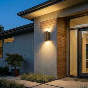 Oprawa ścienna V-TAC 10W LED COB brąz corten IP65 CCT zmiana barwy VT-120113 2700K-3200K-4000K 1250lm small 6