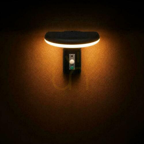 Sprawdź Kinkiet ogrodowy ścienny solarny V-TAC 2W LED czujnik ruchu IP54 VT-81018 3000K 95lm 3 lata gwarancji