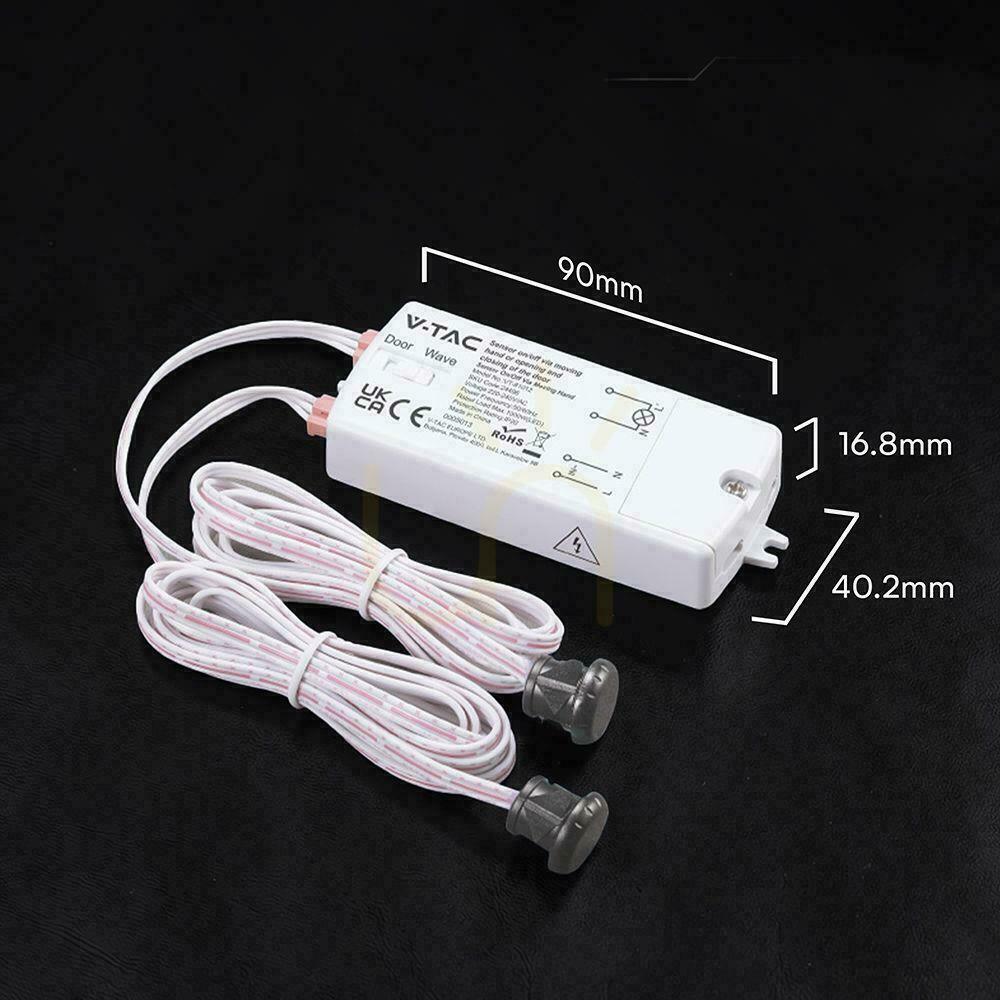 Pokaż Czujnik ruchu na ruch ręki z przewodem max.1000W LED dwa sensory V-TAC VT-8159-2 5 lat gwarancji Czujnik ruchu na ruch ręki z przewodem max.1000W LED dwa sensory V-TAC VT-8159-2 5 lat gwarancji