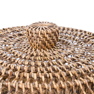 Pokrywa na żywność BAZAR BIZAR The Rattan Food Cover naturalny brąz L small 10