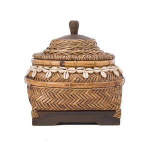 Koszyk wiklinowy BAZAR BIZAR Baskets naturalny brąz 25x25x25 cm 4 Koszyk wiklinowy BAZAR BIZAR Baskets naturalny brąz 25x25x25 cm small 4