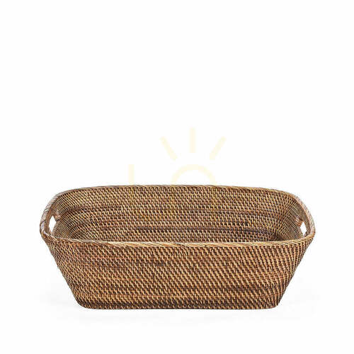 Sprawdź Kosz wiklinowy BAZAR BIZAR Hannah Baskets L naturalny brąz rattan