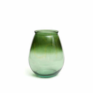 Wazon szklany zielony BAZAR BIZAR Qiezi Glass Collection M small 0