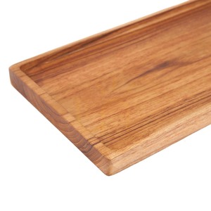 Taca drewniana BAZAR BIZAR Teak Root Collection naturalna 30 cm L small 3