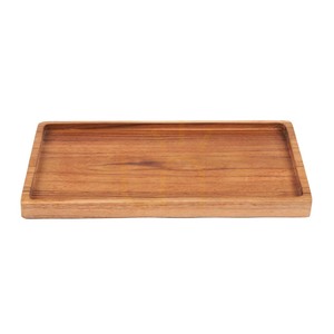 Taca drewniana BAZAR BIZAR Teak Root Collection naturalna 30 cm L small 6