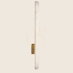 Kinkiet LED 19 W, 3000 K, triak, alabaster – mosiądz ZAMBELIS small 2