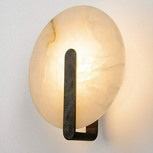 Sprawdź Lampa ścienna LED 5 W, 3000 K, kolor alabastrowy – Rust ZAMBELIS
