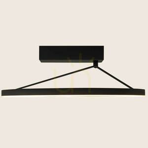 Lampa sufitowa LED 26 W, 3000 K, z triakiem, kolor piaskowa czerń, ZAMBELIS small 2