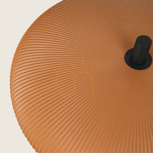 Sprawdź Lampa stołowa 2xg9 LED MAX 9 W, kolor terakota – piaskowa czarna glina – metal, ZAMBELIS